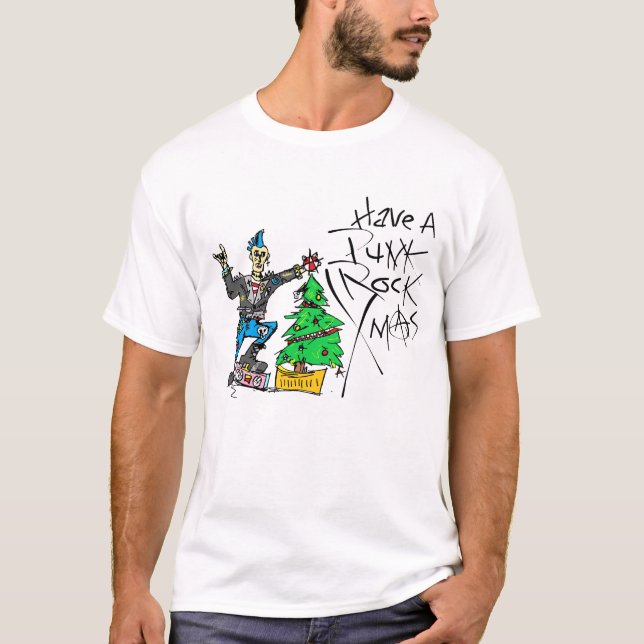 CAMISETA PUNK ROCK XMAS (Anverso)