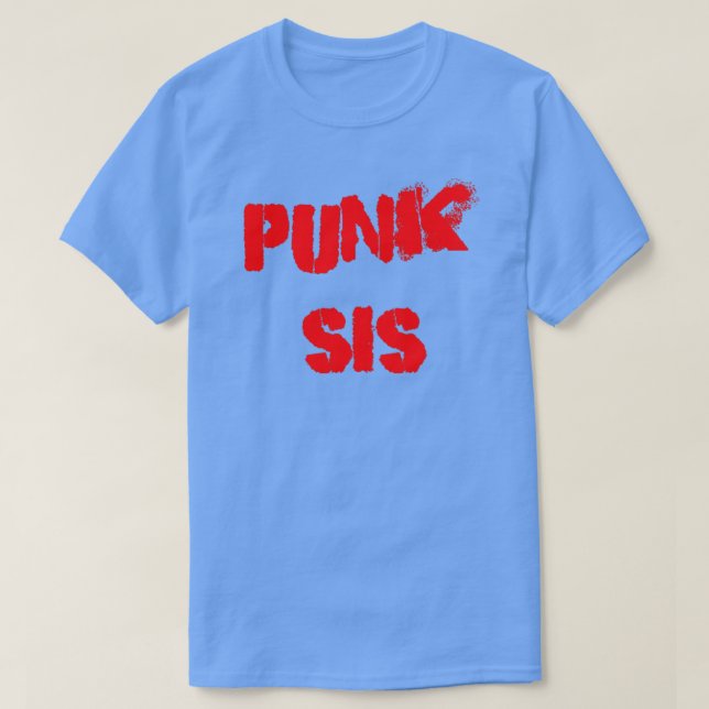 Camiseta Punk sis (Diseño del anverso)