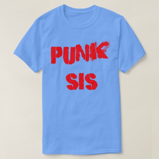 Camiseta Punk sis (Diseño del anverso)