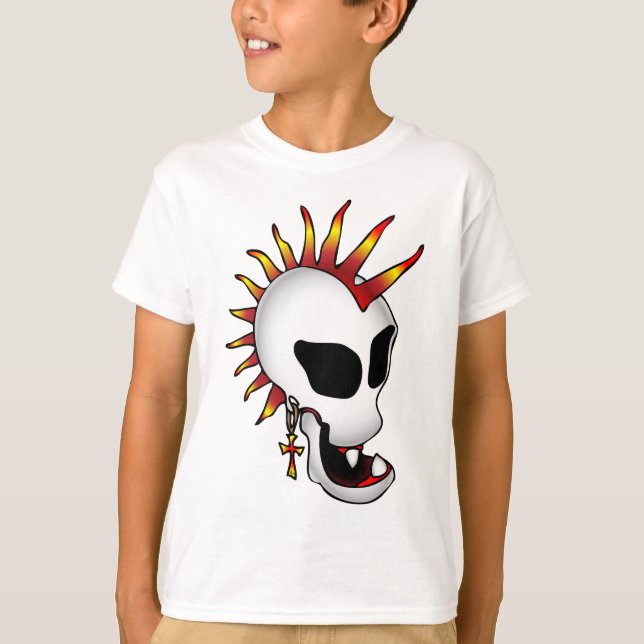 CAMISETA PUNK SKULL-1 (Anverso)