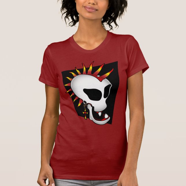 CAMISETA PUNK SKULL-2 (Anverso)