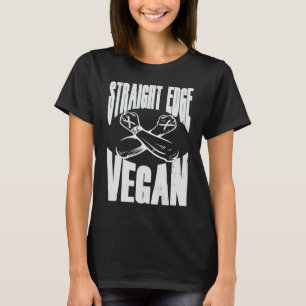 Camiseta Punk vegano Straight Edge antidroga