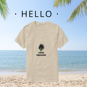 Camiseta Punk verde para siempre, rock pop artístico en Moh