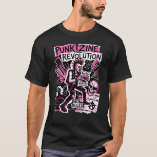 Camiseta Punk Zine Revolution – No Master No Rules