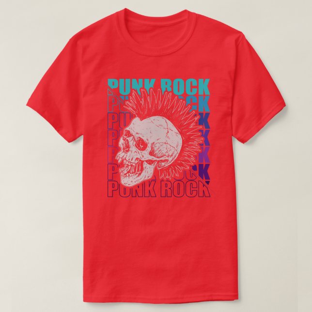 Camiseta Punks de la anarquía del rock del punk Punk 2 (Diseño del anverso)