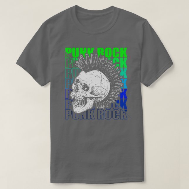 Camiseta Punks de la anarquía del rock del punk Punk 4 (Diseño del anverso)