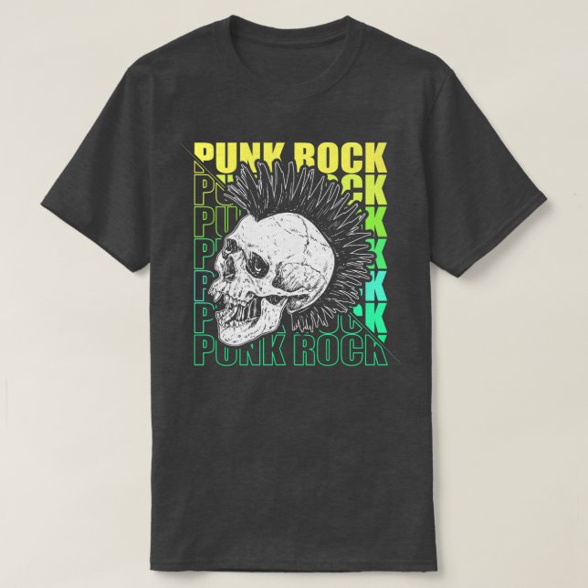 Camiseta Punks de la anarquía del rock del punk Punk 5 (Diseño del anverso)