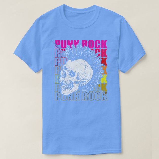 Camiseta Punks de la anarquía del rock del punk Punk 7 (Diseño del anverso)