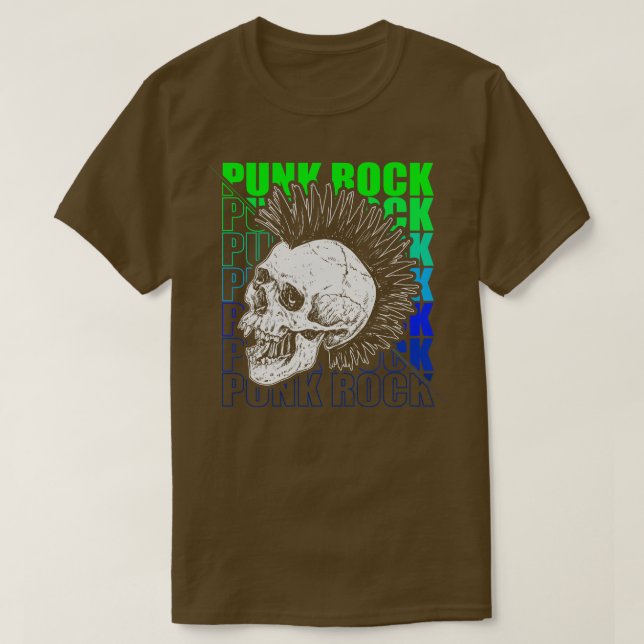 Camiseta Punks de la anarquía del rock del punk Punk 8 (Diseño del anverso)