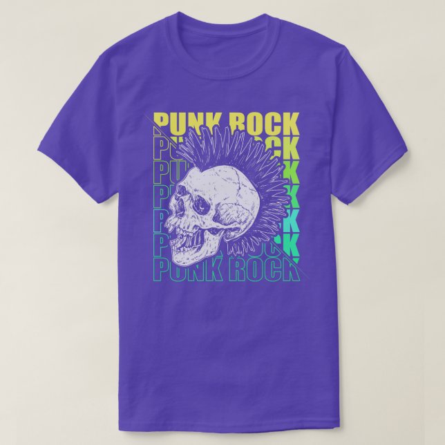 Camiseta Punks de la anarquía del rock del punk Punk 9 (Diseño del anverso)