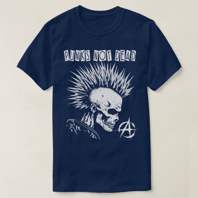 Camiseta Punks de rock de punk no muertos (Diseño del anverso)