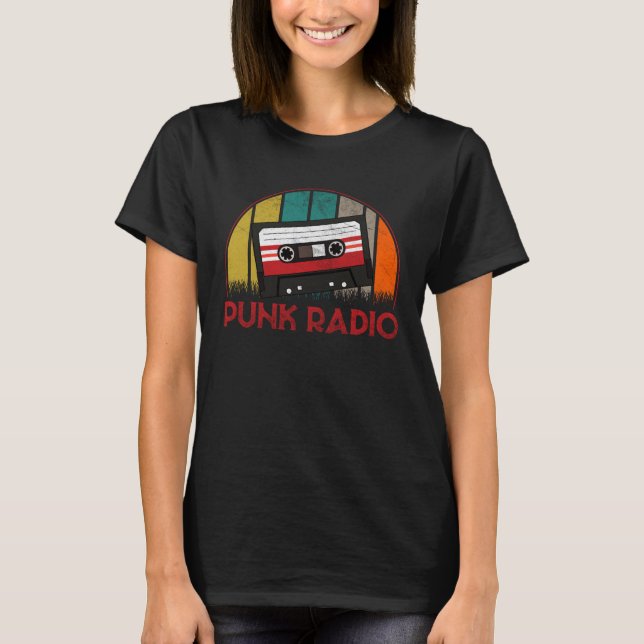 Camiseta Punks de rock de Radio Punker (Anverso)
