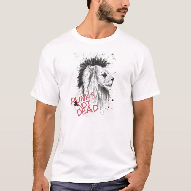 Camiseta punks no absolutamente (Anverso)