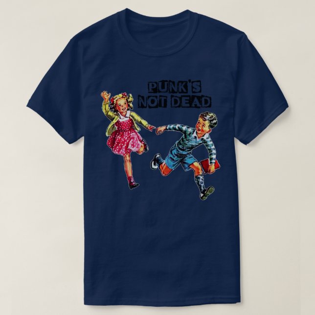 Camiseta Punks No es un muchacho y chica muerto (Diseño del anverso)