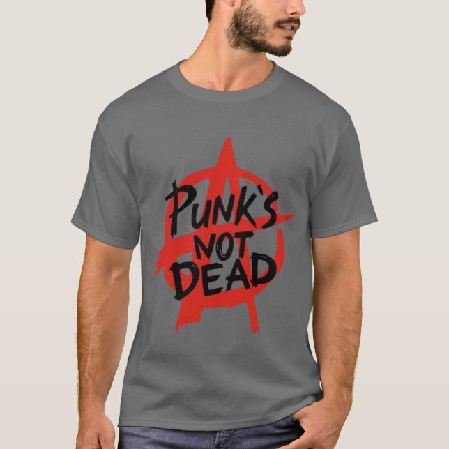 Camiseta Punks Not Dead (Anverso)
