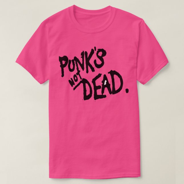 CAMISETA PUNKS NOT DEAD (Diseño del anverso)