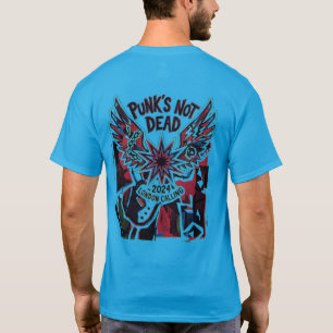 Camiseta Punks Not Dead 2024 Londres Llamando Punk