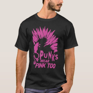 Camiseta Punks usan rosado para Gótico concierto de rock Me