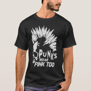 Camiseta Punks usan rosado para Gótico concierto de rock Me