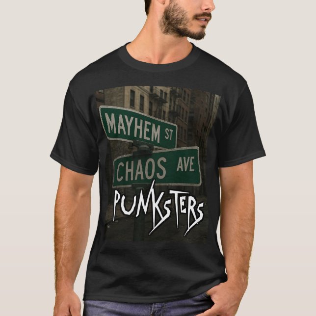 Camiseta Punksters "Mayhem and Chaos" T-Short (Anverso)