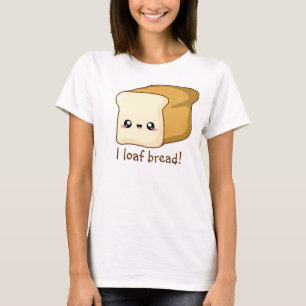 Camiseta Punny, me quedo pan, pan kawaii