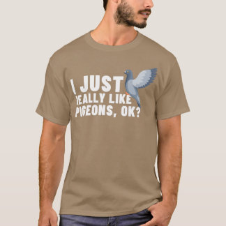 Camiseta Punny Pigeon Bird Amantes Comical