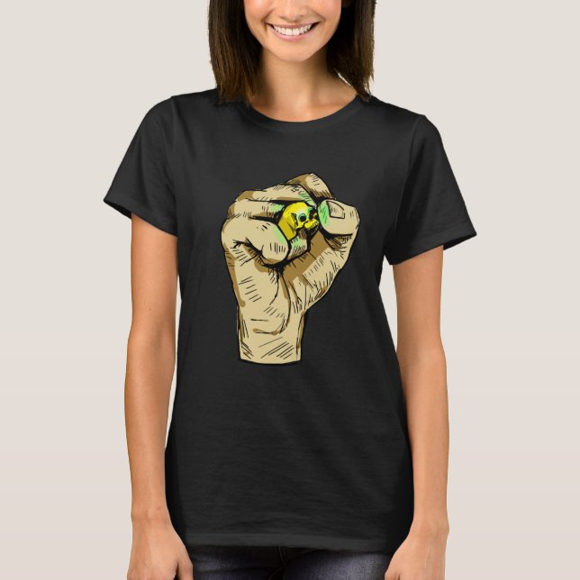 Camiseta Puño con anillo de señal Fist Bump (Anverso)