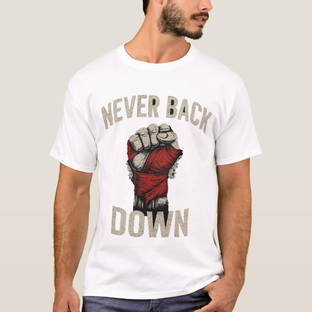 Camiseta Puño de desafío (Anverso)