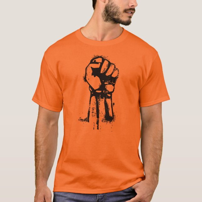 Camiseta puño de la revolución (Anverso)