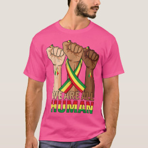 Camiseta Puño De Mano Todos Somos Humanos Mes De Historia N