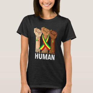 Camiseta Puño De Mano Todos Somos Orgullo Africano Humano N
