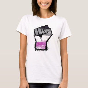 Camiseta Puño de protesta asexual