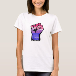 Camiseta Puño de protesta bisexual