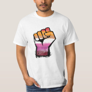 Camiseta Puño de protesta lésbica