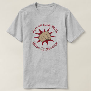 Camiseta Puño de punzonado PERSONALIZADO