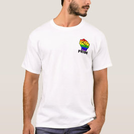 Camiseta Puño del Orgullo Arcoiris