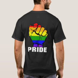 Camiseta Puño del Orgullo Arcoiris