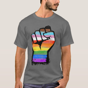 Camiseta Puño del Orgullo del Progreso Inclusivo