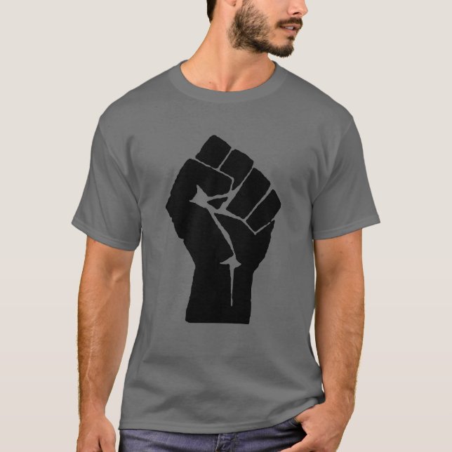 CAMISETA PUÑO DEL PODER (Anverso)
