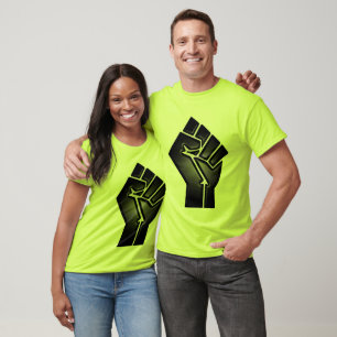 Camiseta Puño del poder negro