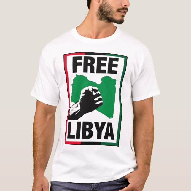 Camiseta Puño libre de Libia (Anverso)