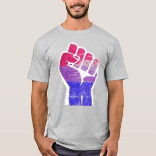 Camiseta Puño Orgullo Bisexual