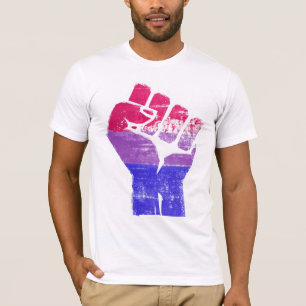 Camiseta Puño Orgullo Bisexual