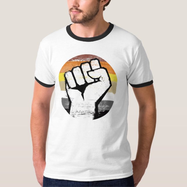 Camiseta Puño Orgullo de Oso (Anverso)