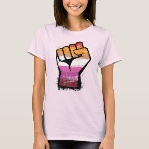 Camiseta Puño Orgullo Lésbico