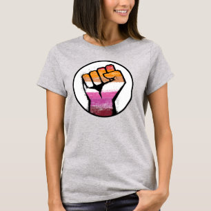 Camiseta Puño Orgullo Lésbico