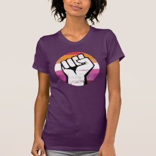 Camiseta Puño Orgullo Lésbico