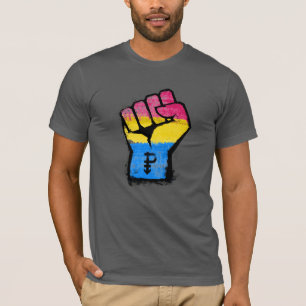 Camiseta Puño Orgulloso Pansexual