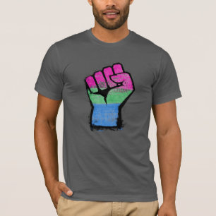 Camiseta Puño Orgulloso Polysexual