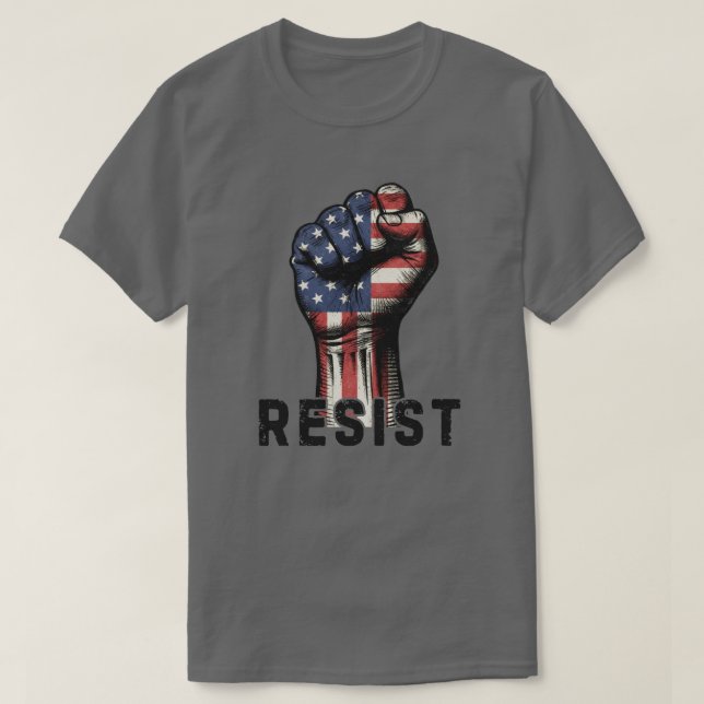 Camiseta  Puño Resistir  (Diseño del anverso)
